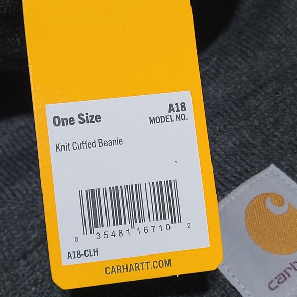 Carhartt knit cuffed logo beanie - Picture 3 of 5